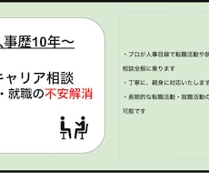 人事プロが人事目線で転職・就職相談に乗ります イメージ1