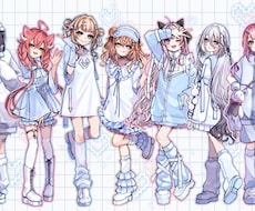 キャラクター立ち絵を制作します お客様の大切なキャラクターのこと、しっかりとお聞きします！