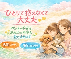 不安を一緒に整理し今どうするか一緒に決めます イメージ1