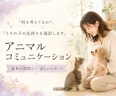 何を考えてるの？ペットの気持ちを通訳します ペットの本音聞いてみませんか？アニマルコミュニケーション