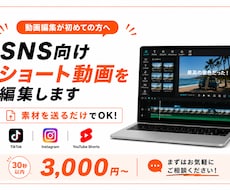 素材を送るだけ！SNSショート動画編集します イメージ1