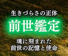 前世と現世の関係を魂に刻まれた記憶から解明します 過去世との因果 現世に生きづらさを抱えるあなたを救います
