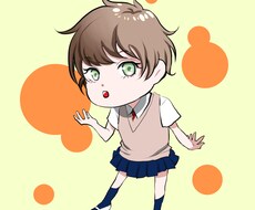 アイコンなどのミニキャライラスト作ります あなた専用のキャラを、SNSや動画サイトなどのアイコンに！