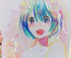イラスト調や絵本調どんなイラストでも描きます 基本色鉛筆ですがどんな絵柄でもご希望がありましたら描きます。