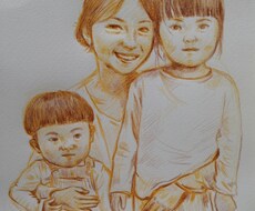 人物やペットなど特徴を捉えて描きます イメージ1