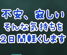 ２日間メッセージで話し相手になります イメージ1