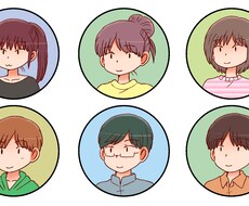 即日納品可、シンプルで可愛いアイコンお描きします イメージ1