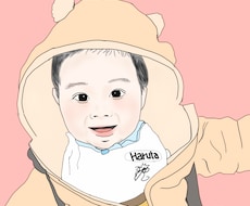 可愛い・お洒落な似顔絵イラスト描きます イメージ1