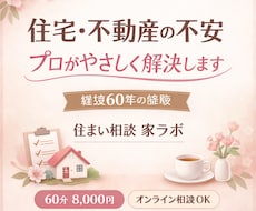 建設６０年のプロが住宅・不動産の不安を解決します イメージ1