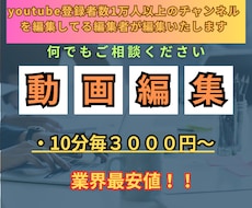 動画編集承ります YouTubeカット、テロップを編集させて下さい！