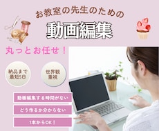 教室の先生のためのレッスン動画編集します 編集の時間と手間をなくし、世界観に合わせた動画をお作りします