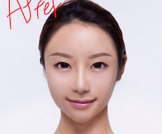 レタッチ、肌加工、しわ消し、小顔にします イメージ1