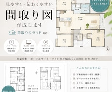 間取り図【1フロア@1500】で作成致します 手書きのデータでもOK/良い感じにお作りします(^^)