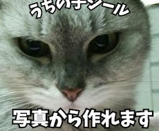 ペット写真でオリジナルシールデザイン作ります イメージ1