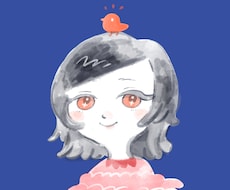 水彩テイストで可愛い雰囲気の似顔絵を描きます イメージ1