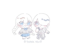 2人で¥1,000！SDキャラ作成します 夢絵もOK！かわいいデフォルメキャラクターを作成します！