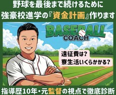 野球親専用のライフプラン作成します イメージ1