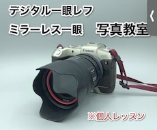 デジタル一眼初心者に1対1で教えます デジタル一眼の初心者向けの個人写真教室です。