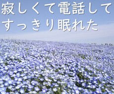 誰かと喋りたくなった夜、あなたの話し相手になります イメージ1
