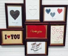 デザイン科卒❤️紙刺繍で心を込めたカード作ります イメージ1