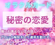 誰にも言えない恋、応援します イメージ1