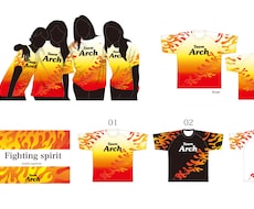 チームTシャツをデザインします イメージ1