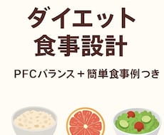 初心者もできるダイエット用食事メニューを作成します ズボラで続けられない人も大丈夫！！