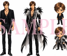 限定１名様★男性キャラ立ち絵の販売いたします 商用利用可、著作権譲渡料コミコミ価格です！