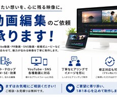 あなたの動画編集します イメージ1