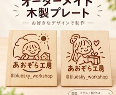 あなただけの特別な看板をお作りします オーダーメイド作製。QRコードを飾れるスタンドプレート