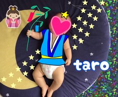 お子様の写真にイラスト加工します イメージ1