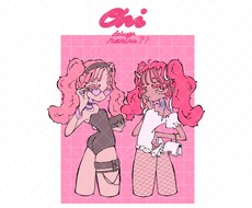 ポップでユニーク！可愛いイラストを制作します 商用利用可！MV、グッズなどにどうぞ♩