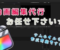 YouTubeやSNS等動画編集代行します イメージ1