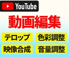 高評価獲得！Youtube動画編集します ビジネス、インタビュー、レクチャー、一人語り、何でも承ります