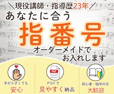 初心者・独学歓迎！あなたに合う指番号を考えます イメージ1