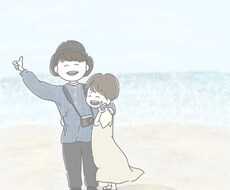 お気に入りの写真やエピソードを描きます イラストだから残せる思い出を残しましょう♪