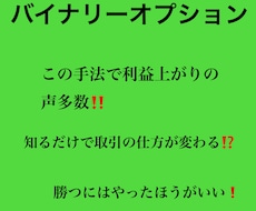 やっと勝てる‼️バイナリーで負けない方法教えます イメージ1