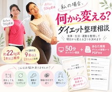 何から変える？女性のダイエット相談を整理します イメージ1