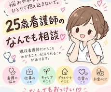 25歳現役看護師が、あなたの悩みを聞きます イメージ1