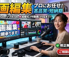 初心者必見　最速最短でカットとテロップ入れます イメージ1