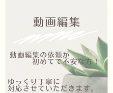 動画編集依頼をお試ししたい方へ｜動画編集承ります イメージ1