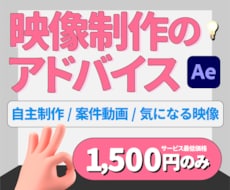 現役映像講師があなたの動画を添削します イメージ1