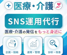 医療・介護のInstagram運用を支援します イメージ1