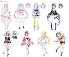 キャラクターデザイン・立ち絵制作します 納得のいくデザインをご提供致します。
