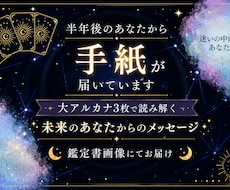 半年後のあなたから届く手紙をお届けします イメージ1