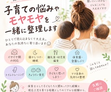 子育ての悩みやモヤモヤを一緒に整理します イメージ1