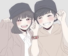 カップルイラスト作成します イメージ1