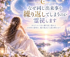 なぜ同じ出来事を繰り返してしまうのか霊視します イメージ1