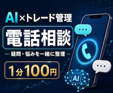 AIを活用したトレード管理の悩みを電話で整理します 導入前の疑問から運用の悩みまで実体験をもとに整理します
