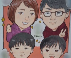 世界で一つのオーダーメイド似顔絵描きます イメージ1